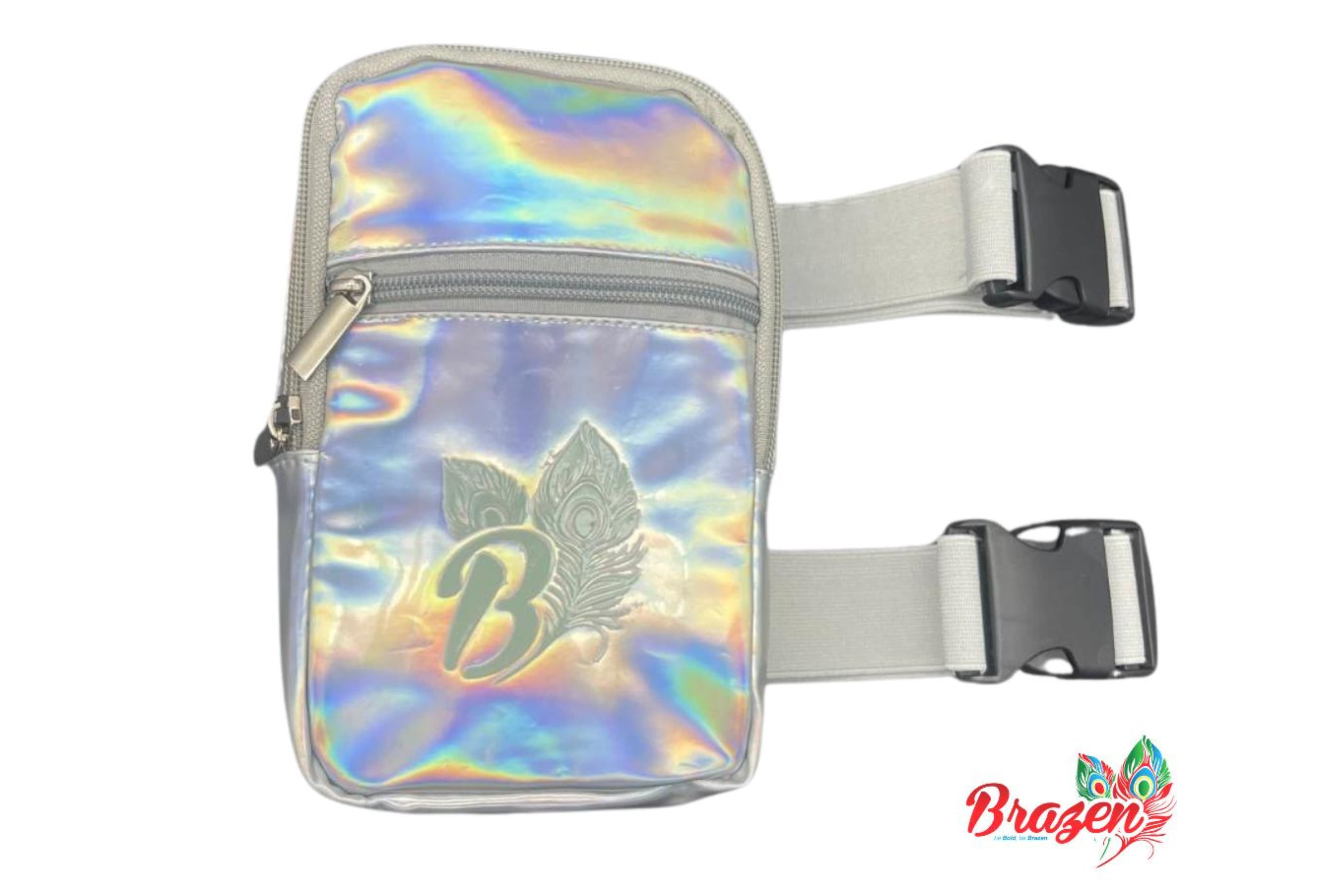 Thigh-Waist Bag Silver